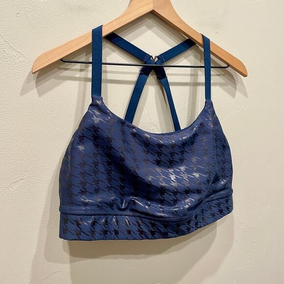 Savage x Fenty Band-It Houndstooth Low-Impact Sports Bra - Plus Size: 2X - Picture 6 of 8